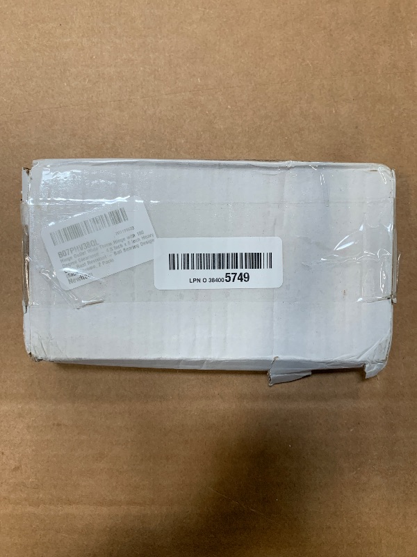 Photo 1 of ** 1 PACK **Hinge Outlet Wide Throw Hinge with 180 Degree Clearance - 4.5 Inch x 6 Inch Heavy Duty, Rust Resistant - Ball Bearing Design (Satin Chrome, 2 Pack)