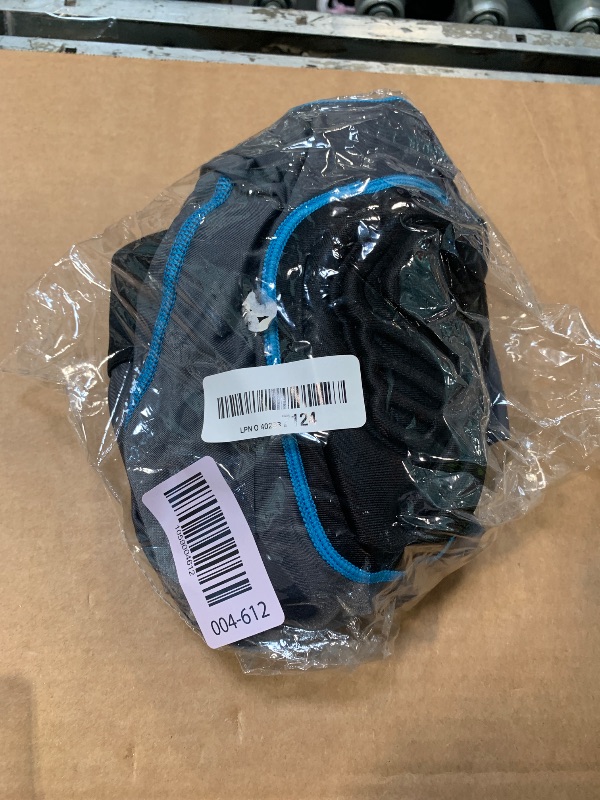 Photo 1 of **BLACK-GREY-BLUE ** CHAMPRO Boys Bull Rush 7-Pad Compression Girdle, X-Large , Charcoal , Black Inset