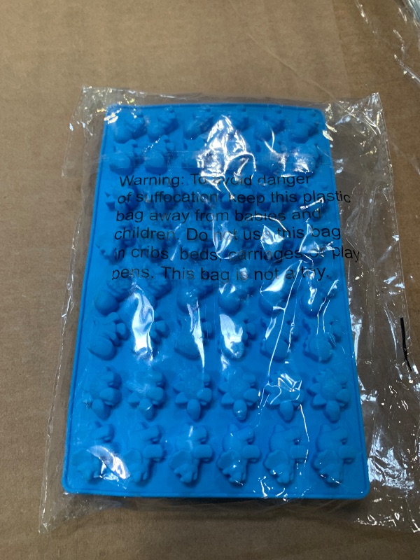 Photo 1 of ** 3 PACK ** JOERSH Gummy Dinosaur Molds Mini Size Silicone Candy Molds for Hard Candy, Gummies, Caramels, Chocolate, Ganache, Ice Cubes, 192 Cavity