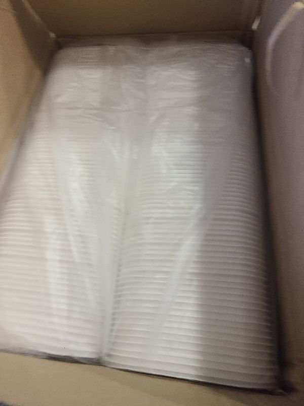 Photo 1 of 150 Pcs Crafts Foam Trays, White Foam Supermarket Disposable Poultry Meat Fruit Trays, BBQ Grill Roast Food Plates, Rectangle DIY Craft Painting Trays for Printmaking DIY Handicraft (8 x 4.7 x 1 in)