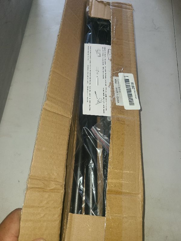 Photo 1 of Curtain Rods for Windows 32-78 inch, 5/8 inch Matte Black Curtain Rod with Brackets Adjustable by Splicing for Bedroom Kitchen Study Living Room(32",48", 62",78")