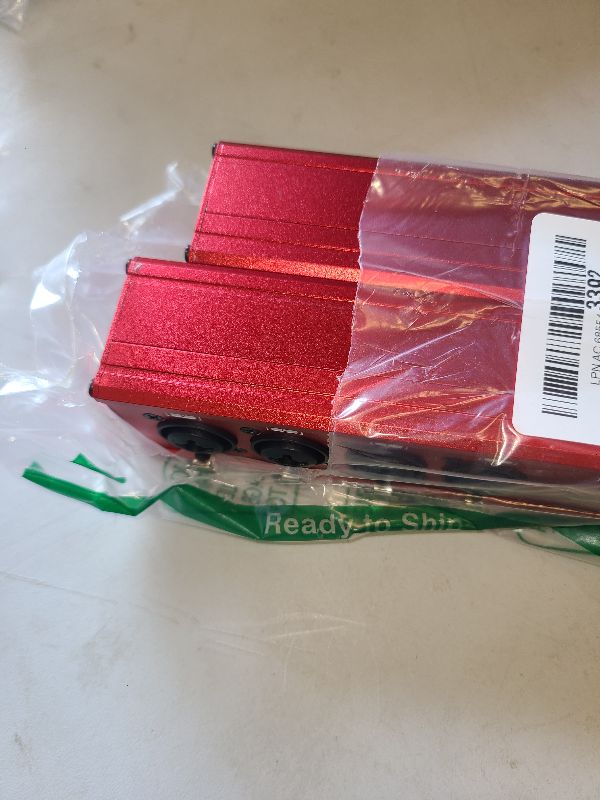 Photo 1 of 4 Channel 3 Pin Multi Network XLR Cable Breakout XLR Male and XLR 6.35 1/4" TRS Stereo Female Over RJ45 Ethercon Cable Extender for Stage Lighting and Recording Studio (Red, XLR M - XLR/6.35 F)