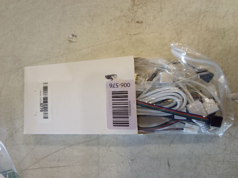 Photo 1 of 5050 4 Pin RGB 10mm LED Strip Connector Kit RGB Extension Cable, LED Strip Jumper, 2 Way RGB Splitter Cable, L Connectors, T Connector, Gapless Connectors, 4 Pin Male Connector, LED Strip Clips