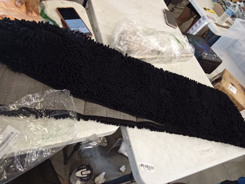 Photo 1 of 
Brand: KHH
4.1
4.1 out of 5 stars
(10)
KHH Bathroom Rugs, Ultra Thick and Soft Texture Bath Rug Runner, 20"X48" Machine Washable and Absorbent with Fluffy Microfiber Bath Mats for Bathroom, Bedroom, Tub, Entryway, Floor & Pet, Black
