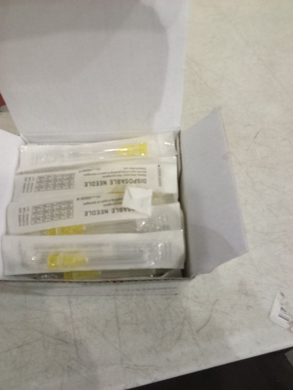 Photo 1 of 100Pack 30Ga 1 inch Needles Luer Lock Lab Dispensing Accessories for Measuring,Refilling Inks