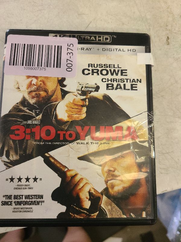 Photo 1 of 3:10 to Yuma 4K Ultra HD [Blu-ray + Digital HD] [4K UHD]