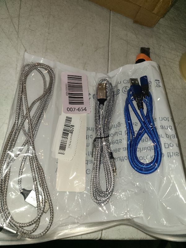 Photo 1 of [Apple MFi Certified] 3Pack[3/3/6/6/6/10ft] iPhone Charger Lightning Cable Compatible iPhone 14ProMax/14Pro/14/14Plus/13Pro/13/12Pro/12/11 and More-Silver&White