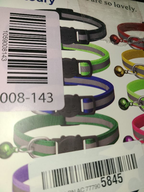 Photo 1 of 14 Pack Airtag Cat Collar Reflective-Breakaway with AirTag Holder and Bells,Adjustable 7.5''-12.5'',Safety Kitten Collar, Ideal for Girl Boy Cats,Pet Supplies,Stuff(12 Colors and 2 AirTag Holders).