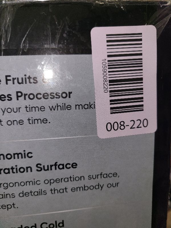 Photo 1 of WHUTO Cold Press Juicer, Juicer Machines with 4.35'' Wide Feed Chute, Stainless Steel Masticating Juicers Easy to Clean, Ergonomic Operational Panel Design, High Juice Yield, Gray Knob