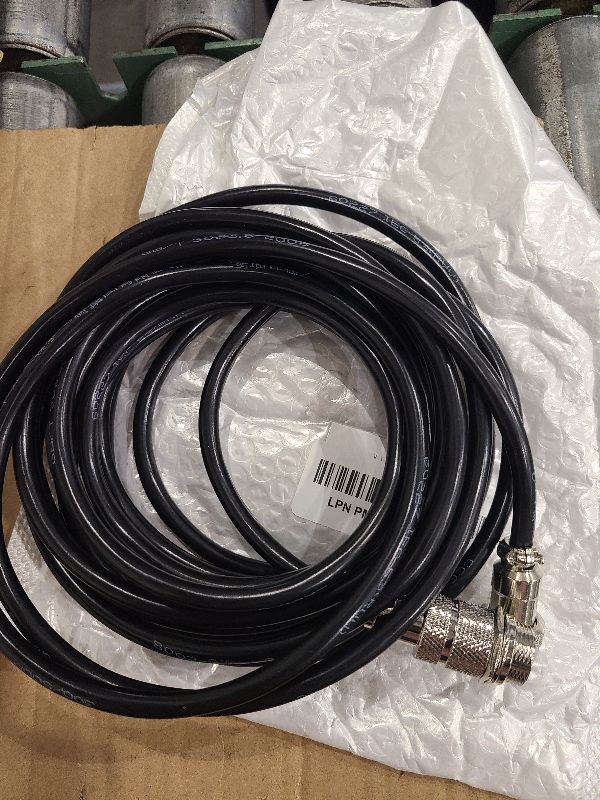 Photo 1 of 16.4 ft GX16 2 Pin Cable Male to Female Head Aviation Cordset, GX16 2 Pin Panel Mount Circular Metal Aviation Connector Adapter Female to Male Cable (5Meter)