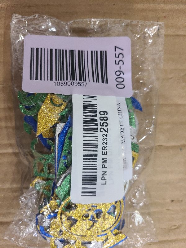 Photo 1 of 200 Pieces Back to School Confetti Silver Gold Blue ABC Words Pencils Calculator Confetti School Theme Glitter Paper Confetti for First Day of School Teacher Appreciation Gifts Table Favor Decorations