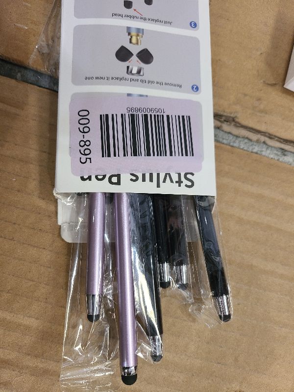 Photo 1 of 10 PCS Stylus,Stylus Pen for Touchscreen,Stylus 2-in-1 High Sensitivity & Precision Suitable for Touch Screens of iPhone/ipad/Android Tablets(10 Stylus Pen Purple/Black + 20 Tips)