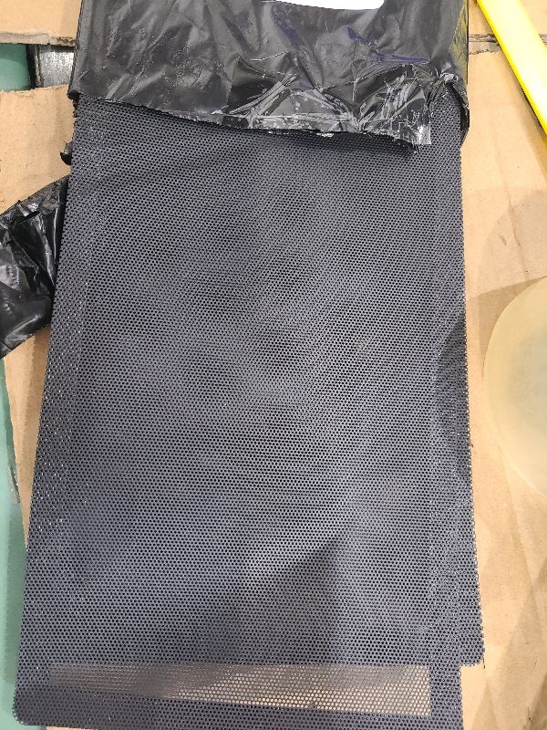 Photo 1 of 280mm x 140mm Computer Case Fan Dust Filter PC Mesh Filter Cover Grills with Magnetic Frame, Black Color (2 Pcs)