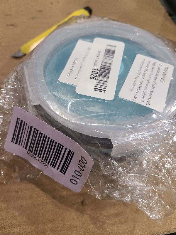 Photo 1 of 2 Pcs Collapsible Bowls with Lids, Foldable Meal Prep Containers Reusable, Silicone Food Storage Containers, Camper Must Haves Rv Camping Accessories for Travel Trailers, Microwave and Freezer Safe