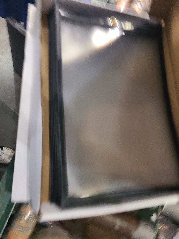 Photo 1 of 12 Pack of Cafe-Style Menu Covers – Durable Double-Stitched Edges, Crystal Clear Vinyl Protection, Easy-Insert Design (2 Pages/4 Views, Standard 8.5” x 11” Size, Perfect for Restaurants)