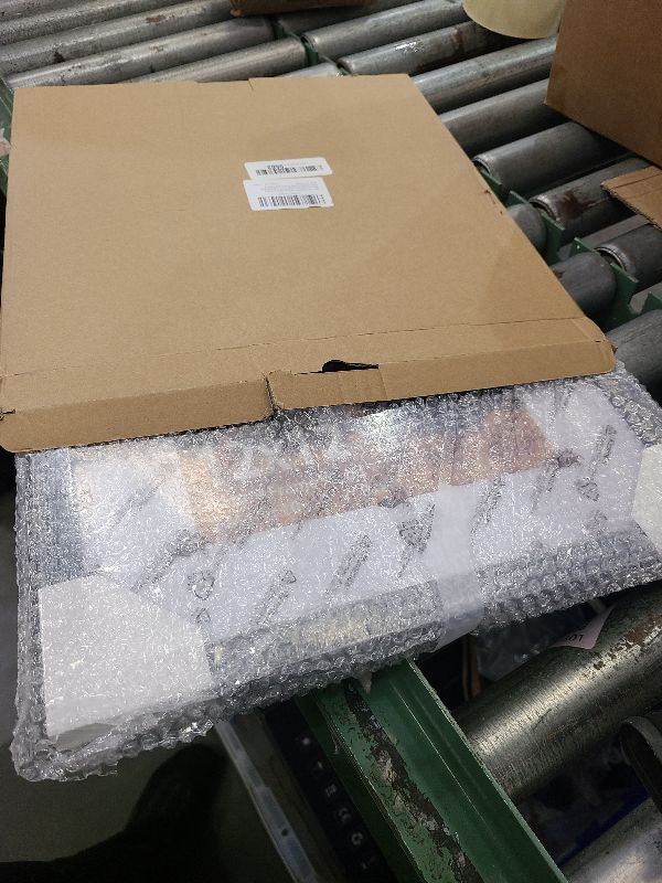 Photo 1 of 12x12 Frame,Solid Wood,Display Pictures 8x8,10x10 with Mat or 12x12 Without Mat,Square Picture Frame for Wall Mounting or Tabletop (Blue,Single)