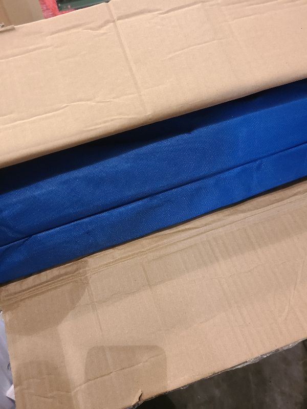 Photo 1 of 1MORE Portable Folding Bench, Foldable Sideline Bench for Team, 6 Seats Outdoor Camping Chair with Carry Bag & Backrest, Team Sport Sideline Bench for Football,Soccer, Fishing. Blue