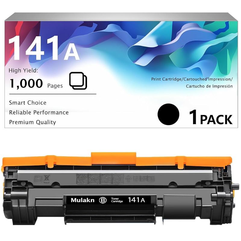 Photo 1 of
Brand: Mulakn
2.3
2.3 out of 5 stars
(4)
141A for HP 141A Black Toner Cartridge Works with HP Laserjet M110 MFP M139 M140 W1410A NOT for Models Ending with e , + Printer (1PK 141A Toner Cartridges)
