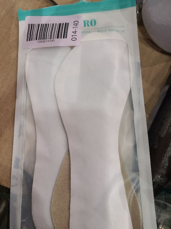 Photo 1 of (2 Pairs) Pigskin Non-Slip High Heel Cushion Inserts Arch Support, Shock & Sweat Absorption, Adhesive Shoe Insoles for Dress Shoes Flats Boots Sandals Relief Blister Callus Pain, Fits Women 5-8 Size