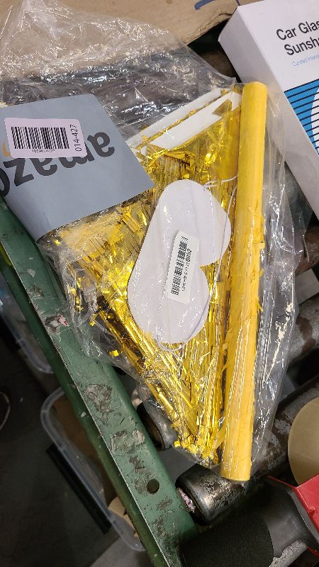 Photo 1 of 3 Pcs Foil Star Piñata with a Blindfold and Bat for Kids Gold Foldable Festive Star Piñata for Toddlers Birthday Girl Boys Adults Anniversary Baby Shower