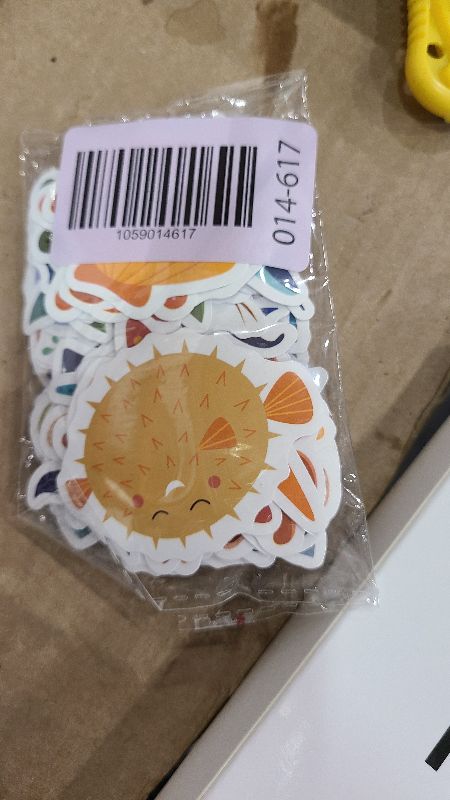 Photo 1 of 100 Pack Ocean Life Animal Stickers,Under The Sea Party Favors, Waterproof Stickers for Water Bottle Laptop Computer Phone