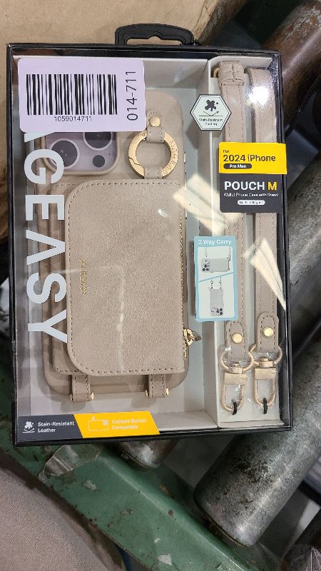 Photo 1 of MAGEASY Designed for iPhone 16 Pro Max Wallet Case 6.9" - Detachable Wallet Case with Crossbody Strap, 16ft Ultimate Drop Protection, [The Only Phone Case with Purse Compatible with MagSafe] | Pouch M