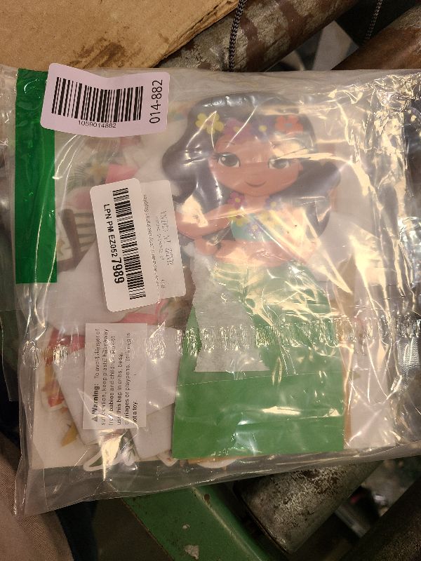 Photo 1 of 12Pcs Hawaiian Luau Party Table Decorations - Double sided Aloha Flamingo Honeycomb Centerpieces Table Decorations for Hawaiian Tiki Birthday Wedding Pool Party Supplies