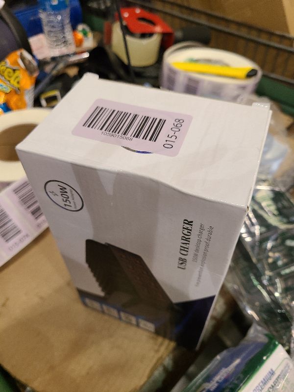 Photo 1 of 150W/35A Charging Station for Multiple Devices, RUANSZZ 16 Port USB~C Fast Charging Station, Multiple Charger Organizer Compatible with Cell Phone, iPad, Kindle, Tablet and Other Electronic