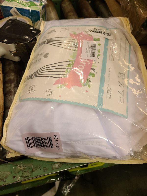 Photo 1 of 20 ft x 10 ft Wrinkle Free White Backdrop Curtain for Wedding Parties, Polyester Photo Backdrop Drapes for Baby Shower Birthday Party Backdrop Stand, Bulk Thick Background Curtains 5x10FT 4 Panels