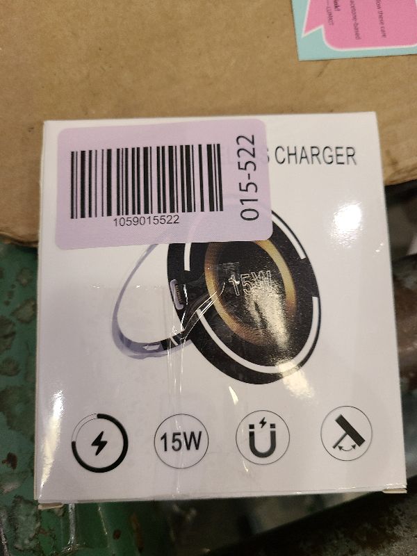 Photo 1 of 15W Samsung S25 Ultra Fast Wireless Charger MagSafe Charger for Samsung Galaxy S25 Ultra S24 FE S24 S23 Ultra S22 Pixel 10 9a 9 8 7 Pro,Magnetic Wireless Charging Pad for iPhone 17 16 15 14 13 Pro Max
