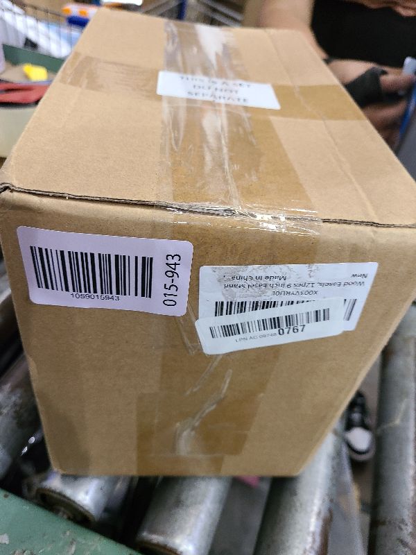 Photo 1 of 12 Pack 9 Inch Wood Easels, Easel Stand for Painting Canvases, Art, and Crafts, Tripod, Painting Party Easel, Kids Student Tabletop Easels for Painting, Portable Canvas Photo Picture Sign Holder