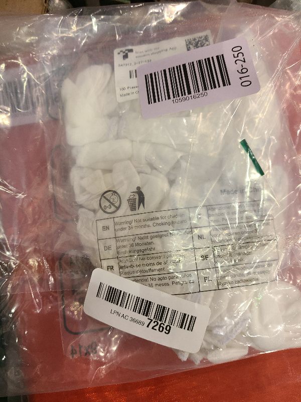 Photo 1 of 100 Pieces Cotton Finger Cots, Cloth Finger Sleeves with Elastic Rings Toe Sleeves Fingertips Protective Cover Thumb Protector Finger Tips Protector Comfortable and Breathable, Moisture Wicking