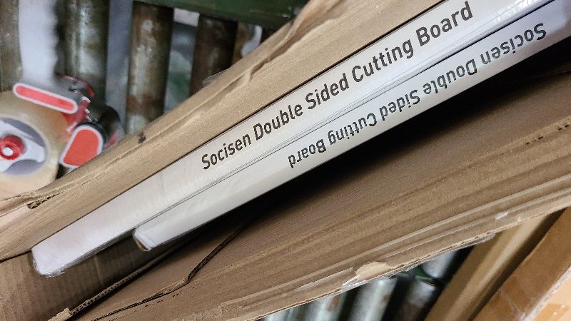 Photo 1 of 2 Packs Stainless Steel Cutting Board Set, Best Non Toxic Cutting Boards for Kitchen, Double Sided Metal Chopping Board for Meat/Fruit/Vegetables, Food Grade Kitchen Set Gift, [16”×11”+18”×12” Inch]