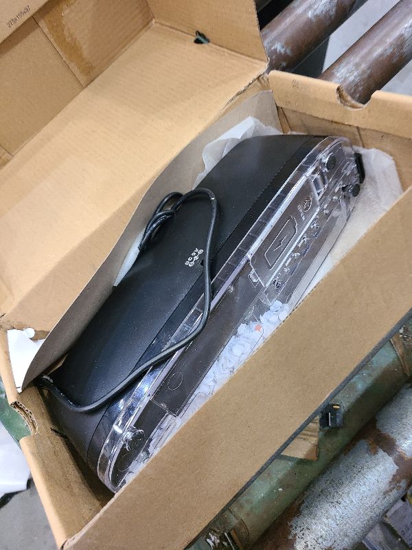 Photo 1 of 3 Hole Punch, AFMAT Electric Three Hole Punch Heavy Duty, 20-Sheet Punch Capacity, AC or Battery Operated Paper Punch, Effortless Punching, Long Lasting Paper Puncher for Office School Studio, Black