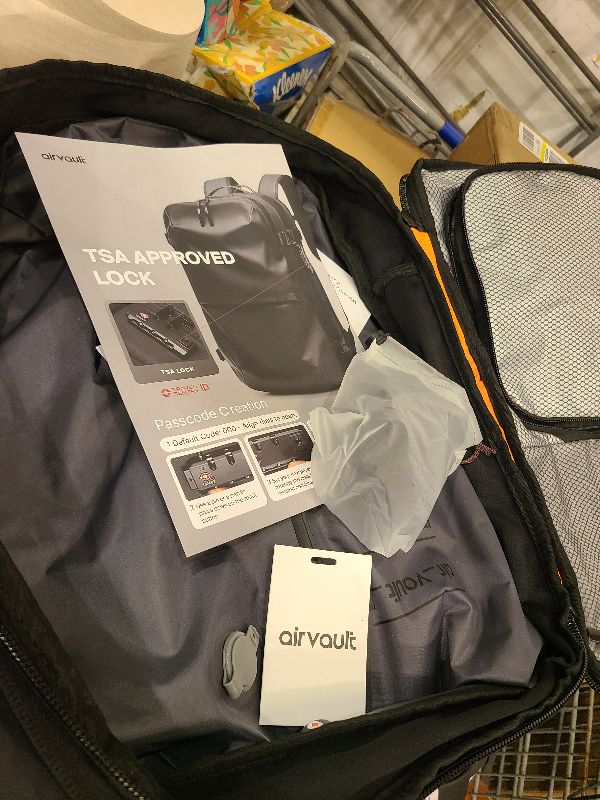 Photo 1 of  Seal Travel Backpack 60L Expandable Air Compression System Water Resistant TSA Lock Carry-On Suitcase Luggage Black