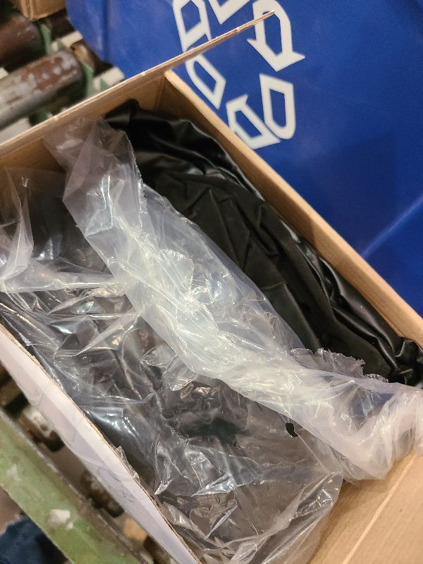 Photo 1 of **MSRP 23.39** Realspring Inflatable Bean Bag Chairs Outdoor Blow up Camping Chairs Inflatable Lazy Sofa Folding Portable Bean Bag Loungers Couch for Movie Night(Black,1 Pcs)