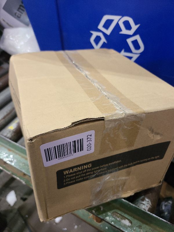 Photo 1 of 3 Color Dimmable LED Outdoor String Lights with Remotes, 48FT Waterproof Patio Hanging Lights with Shatterproof E26 S14 LED Bulbs for Bistro Cafe Pergola Party, Warm White/Nature White/Daylight White