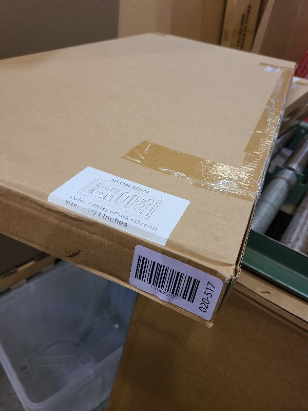 Photo 1 of 35"x18" Extra Large LED Smoke Shop Sign for Smoke Shop, Super Bright Unique Design Neon Sign with Sturdy Chain, High Visibility for Stores Retail Window