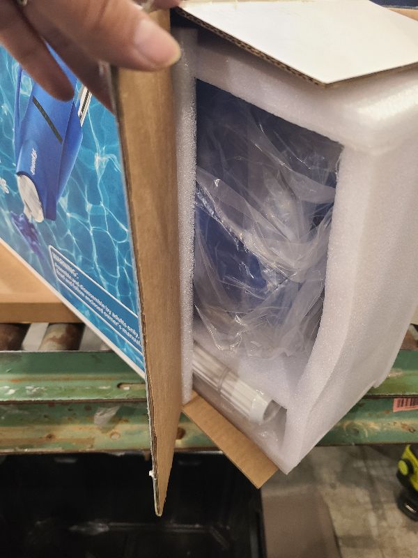 Photo 1 of 2025 Upgraded Handheld Pool Vacuum Cleaner for Above Ground & Inground Pools - Cordless Pool Cleaner w/18.5GPM Suction, Telescoping Pole(20-69in), 2 Brush Heads - Ideal for Spas & Hot Tubs