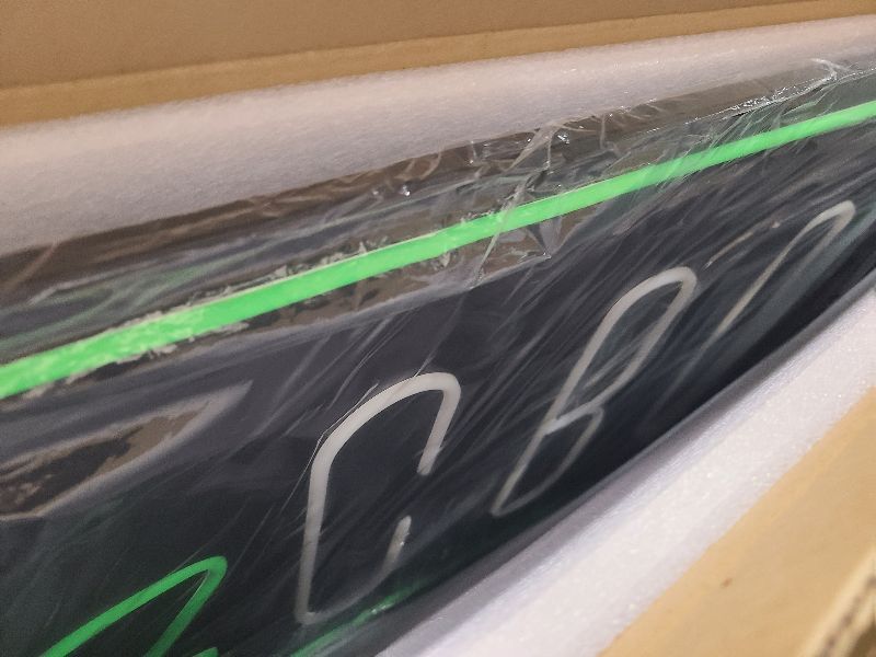 Photo 1 of 35"x18" Extra Large LED CBD Sign for Smoke Shop, Super Bright Unique Design Neon CBD Sign with Sturdy Chain, High Visibility for Stores Retail Shop Window