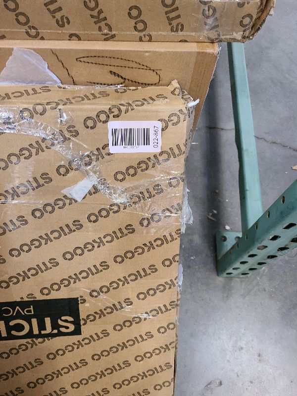 Photo 1 of STICKGOO Black Drop Ceiling Tiles 2ft x 2ft, Waterproof PVC Ceiling Panels, Fire Resistant and Washable Smooth Ceilings Decor Coverings 24 x 24in - 12 Pack Cover 48 Sq. Ft