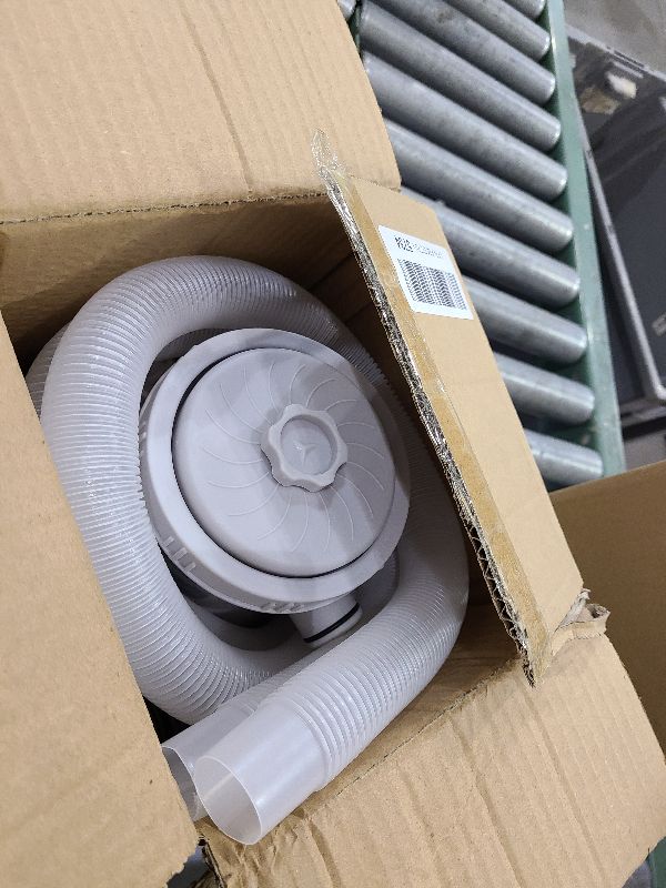 Photo 1 of 300 Gallons Above Ground Round Pool Filter Pump,Household Inflatable Pool Filter Pump System Kit Cleaning Tool+ Filter Cartridge,Uses Type A or C Filter Cartridge