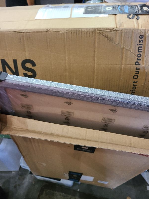 Photo 1 of 16x24 Wood Frame Grey, Rustic Natural 24x16in Woodgrain Picture Poster Frame, Modern Gray 16 x 24inch Gallery Wall Pic Photo Frame with HD Plexiglass, Horizontal Vertical Wall Mounting Display 1pcs