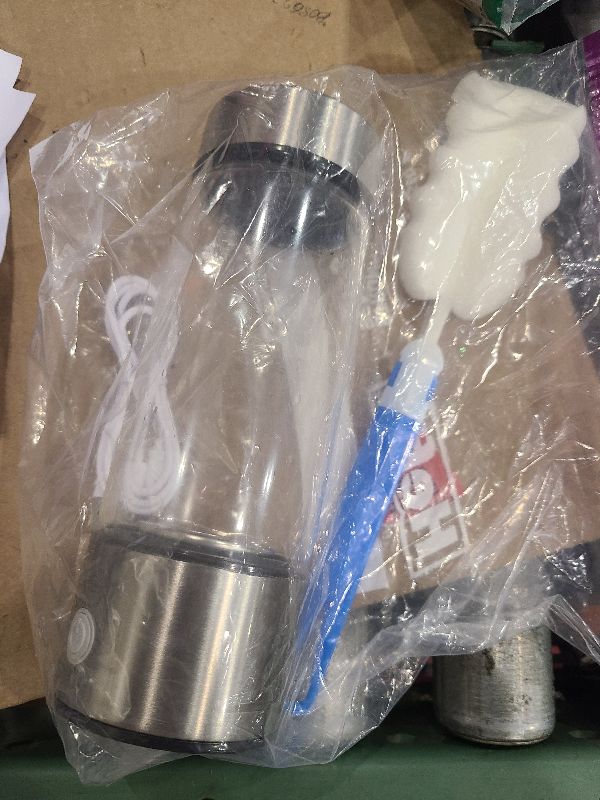 Photo 1 of 2025 Upgrade Hydrogen Water Bottle, 3 Min 1800PPB Fast Hydrogen Water Generator with SPE PEM Tech, 14oz Portable Hydro Water Machine, Rechargeable Hydrogen Rich Glass for Home Office Travel & Fitness
