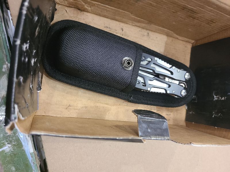 Photo 1 of 14-In-1 Multitool with Safety Locking, Professional Stainless Steel Multitool Pliers Pocket Knife, Bottle Opener, Screwdriver with Nylon Sheath ?Apply to Survival,Camping, Hunting and Hiking