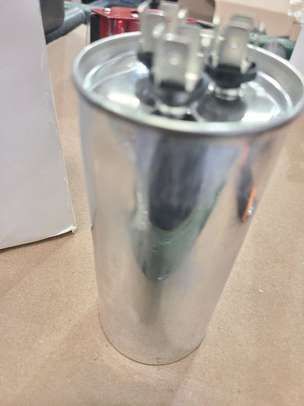 Photo 1 of [UL Listed] BlueStars 70+10 uF 70/10 MFD ±5% 370V/440VAC Dual Run Start Capacitor Air Conditioner CBB65 50/60Hz, 10000AFC - for AC Unit Fan Motor Start or Heat Pump or Condenser Straight Cool
