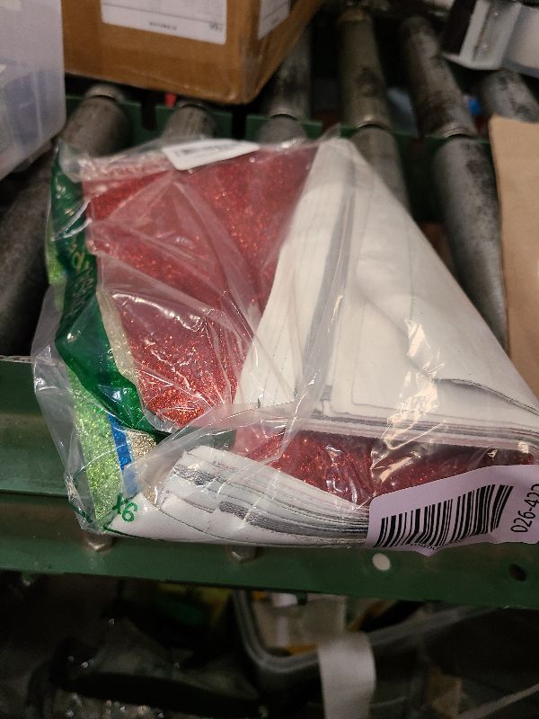 Photo 1 of 18 Pieces Glitter Faux Leather Sheets, 8×12 inches Shiny PU Soft Leather Fabric Colourful Sheets Suitable for Making Bows, Leather Earrings, Hair Accessories DIY Crafts Projects