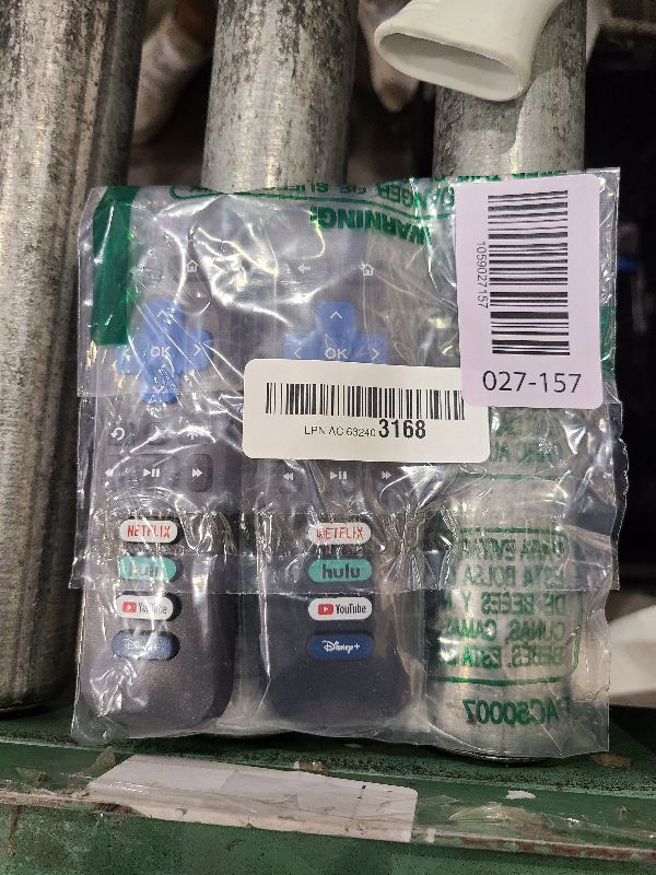 Photo 1 of (Pack of 2) Replacement Remote Control Only for Roku TV, Compatible for TCL Roku/Hisense Roku/Onn Roku/Sharp Roku/Element Roku/Westinghouse Roku/Philips Roku Smart TVs (Not for Roku Stick and Box)