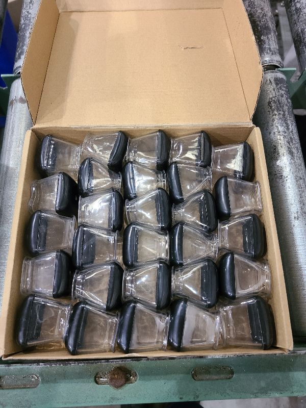 Photo 1 of 28 Pcs Chair Leg Sliders for Carpet, Square Chair Leg Floor Protectors Glides, Silicone Furniture Leg Protectors Caps, Carpet Protectors Table Feet Teflon Covers Pads (Fit:1-1/8" ~ 1-1/2")