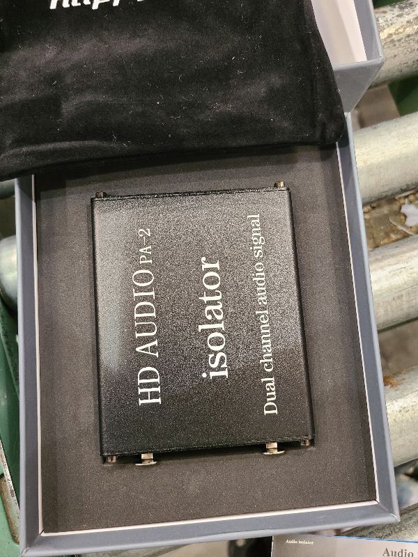 Photo 1 of happymusic Professional Hum Eliminator XLR 1/4 inch, Dual Channel Ground Loop Isolator for Sound System?Eliminate The Noise generated by The pahse Difference Between Digital Signal and Analog Single